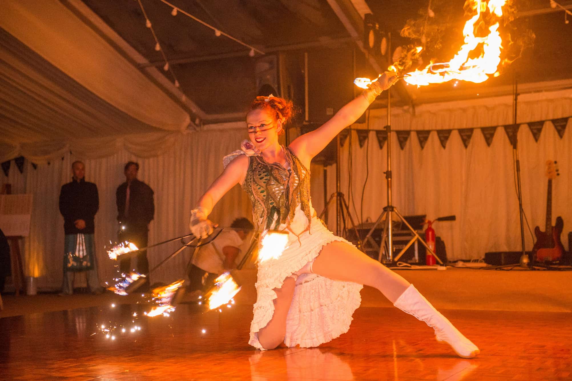 Fire dancer entertainment