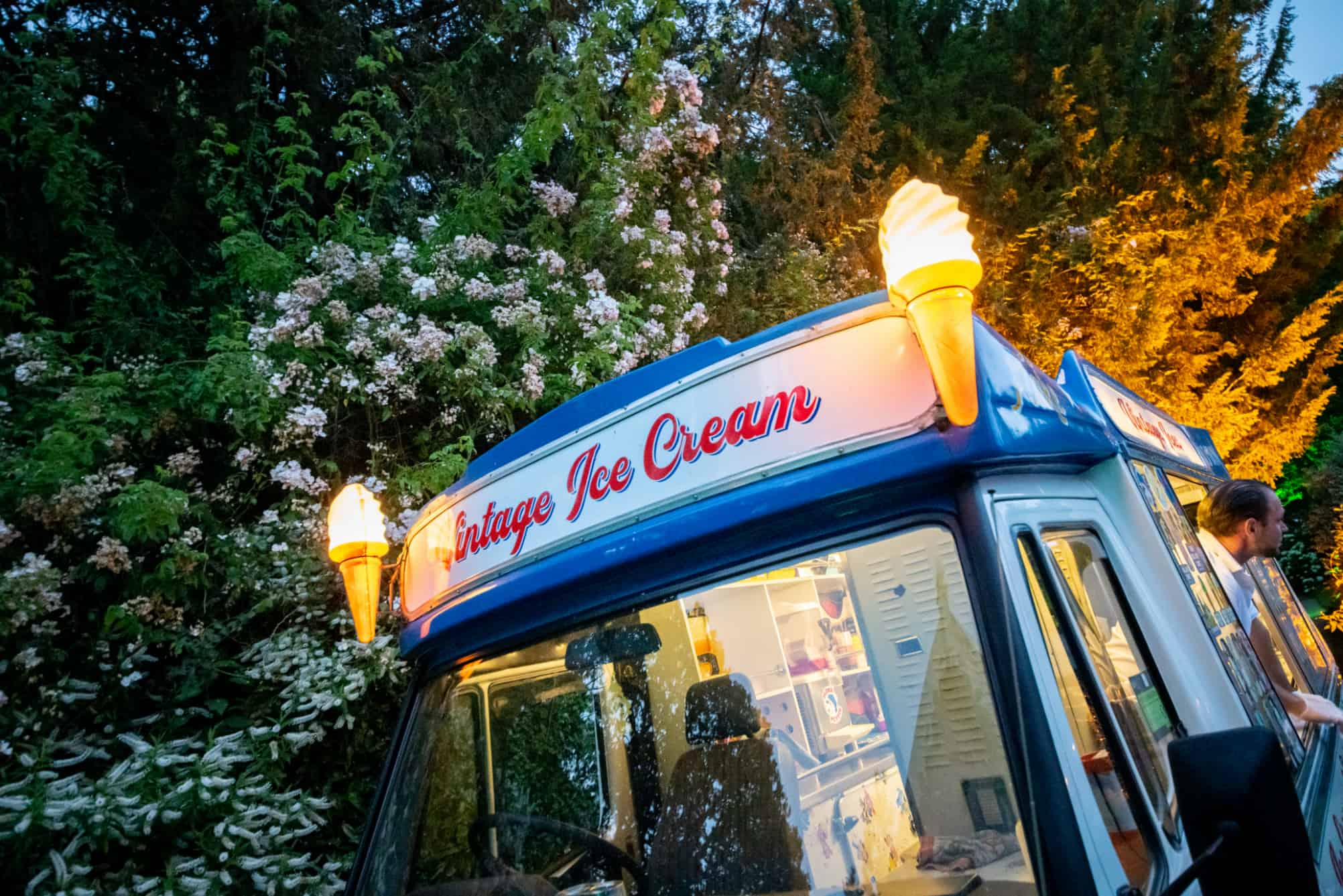 Vintage ice cream van