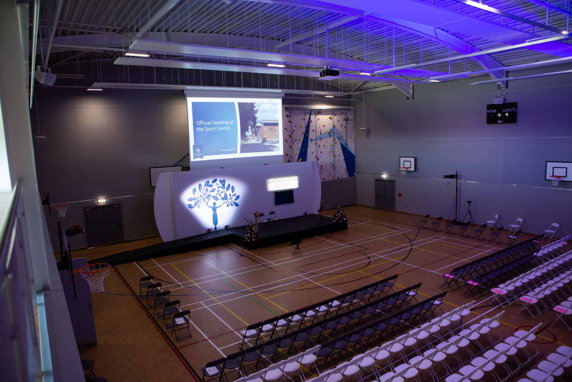 Event within sports hall