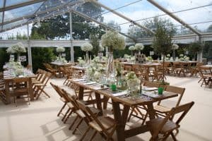 Wedding wooden dining tables