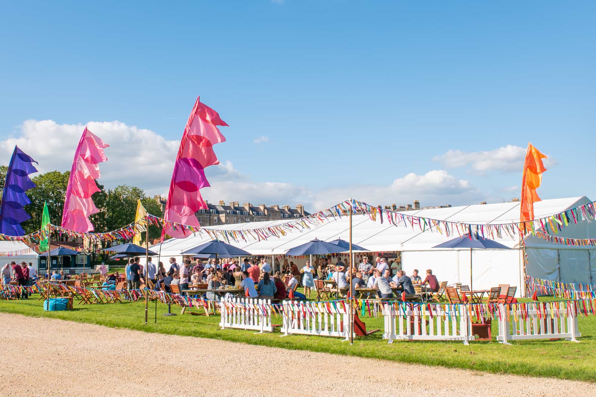 Festival-flags-marquee-bath-party-event